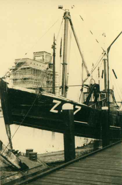 Schip in Zeebrugge