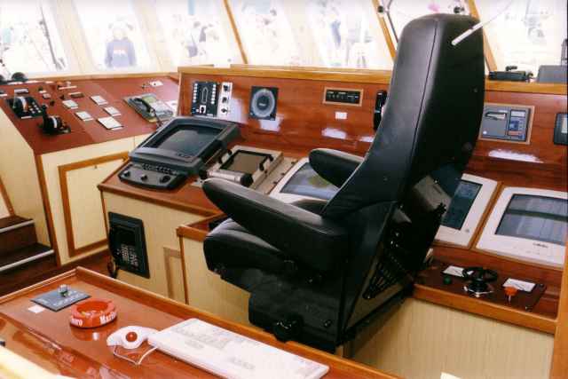Binnenzicht in brug Z.576 Mare Nostrum (bouwjaar 1999)