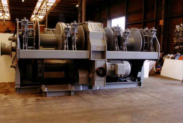 Trommellier voor vissersvaartuig