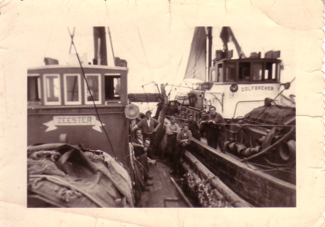 Bemanning op de Z.171 Zeester (Bouwjaar 1931) en op Z.504 Golfbreker (bouwjaar 1929)