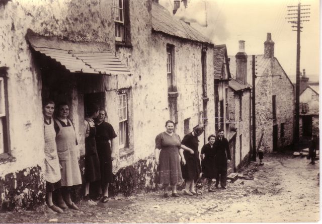 Krotwoningen van Vlaamse vissers die in Newlyn-Penzance (Cornwall) verbleven