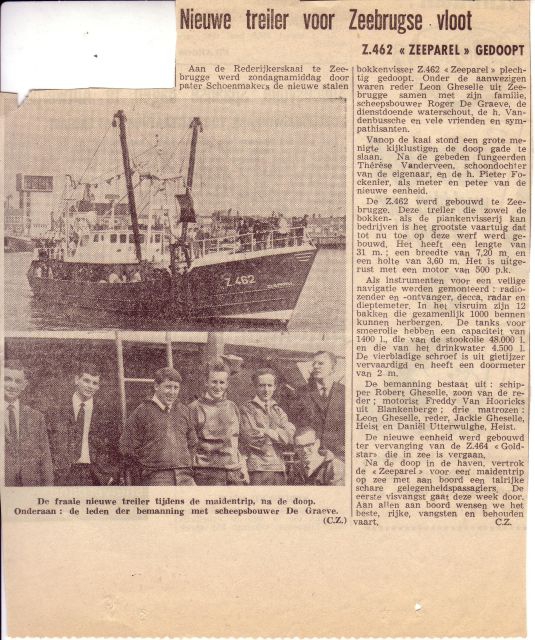 Doop Z.462 Zeeparel (Bouwjaar 1968)