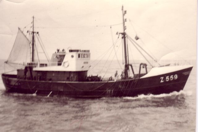 Z.559 op volle zee