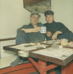 Maurice Dobbelaere (left) and Jozef Thys (right), author: Onbekend