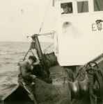 Vissers aan boord van de Z.558 Eureka (Bouwjaar 1958), author: Onbekend