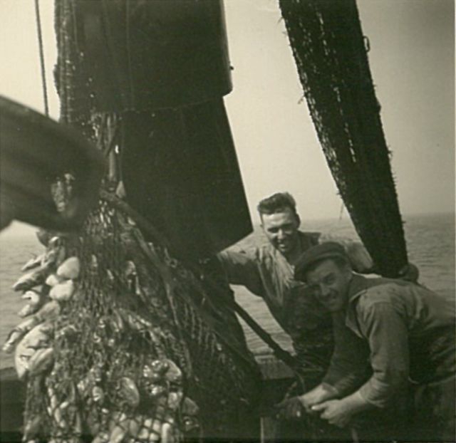 René Vlietinck (links) en René Jansens met vangst