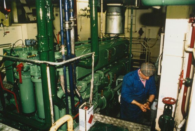 Roger Decuyper in de machinekamer