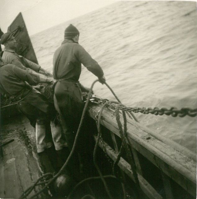 Aan boord van de Z.508 Zegen (bouwjaar 1957)