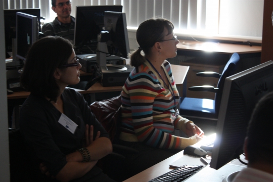 Souhila (AREA ED), Kseniia (IBSS), Ioannis (HCMR)