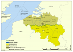 Administrative map of Belgium (nl/fr)