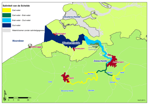 Salinity of the Scheldt Salinity of the Scheldt