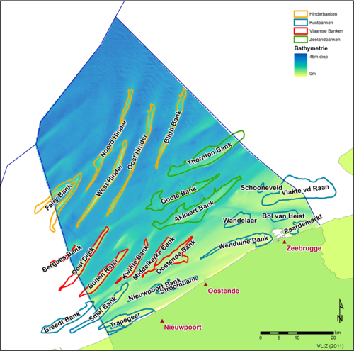 Bathymetry of the Belgian Continental Shelf Bathymetry of the Belgian Continental Shelf