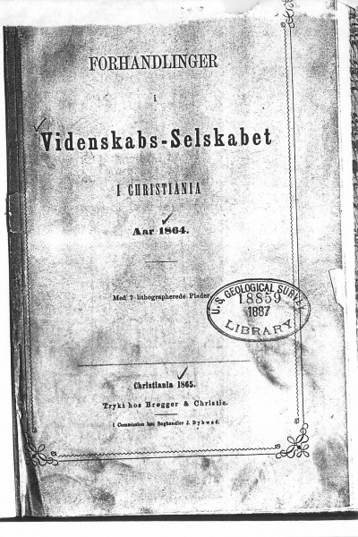 Title page Boeck, 1865 Title page Boeck, 1865