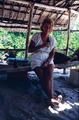Nanette Daro at the field lab