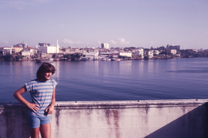 Prof. Tom Beeckman on the terrace of KMFRI, Mombasa