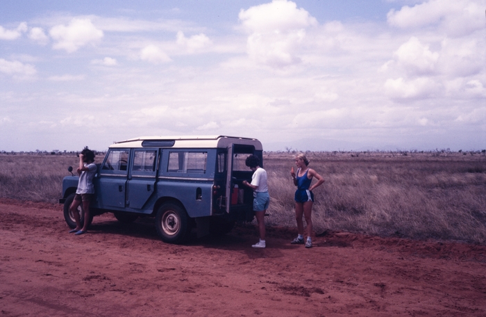 The Belgian scientists on safari trip