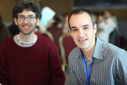The moderators_Eduard Ariza and César Martínez (UAB)
