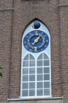 Astronomical clock at Church in Arnemuiden
