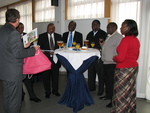 Reception with Kenyan delegation for technical inspection RV Zeeleeuw