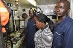 Preparations of RV Mtafiti and crew