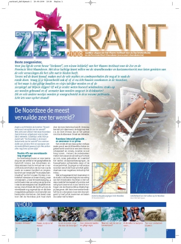 Zeekrant 2008 cover Zeekrant 2008 cover