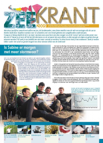 Zeekrant 2009 cover