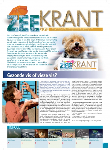 Zeekrant 2010 cover Zeekrant 2010 cover