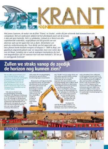 Zeekrant 2012 cover Zeekrant 2012 cover