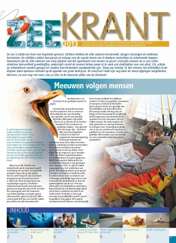 Zeekrant 2013 cover Zeekrant 2013 cover