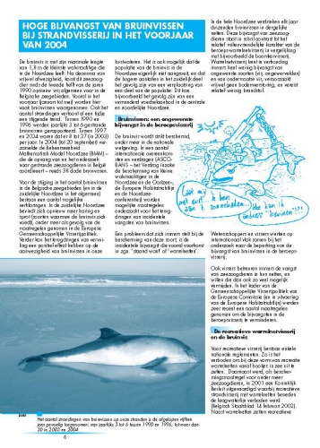 Hoge bijvangst van bruinvissen bij strandvisserij in het voorjaar van 2004 Hoge bijvangst van bruinvissen bij strandvisserij in het voorjaar van 2004