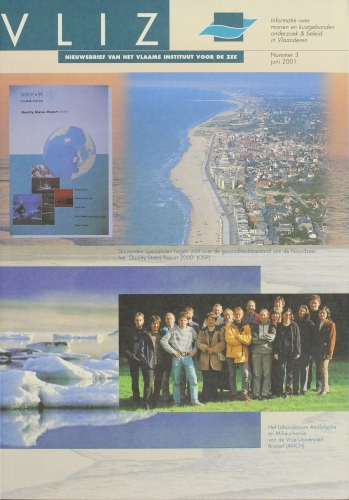 VLIZ Nieuwsbrief 3. Cover VLIZ Nieuwsbrief 3. Cover