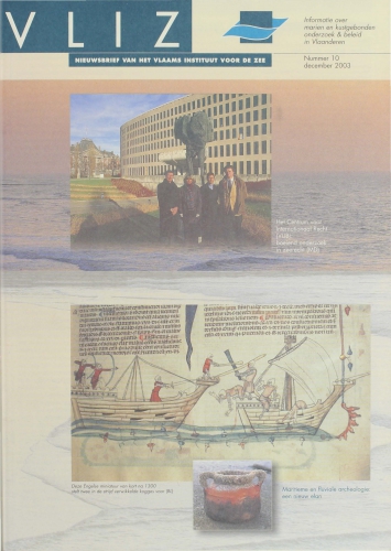 VLIZ Nieuwsbrief 10. Cover VLIZ Nieuwsbrief 10. Cover