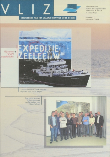 VLIZ Nieuwsbrief 12. Cover VLIZ Nieuwsbrief 12. Cover