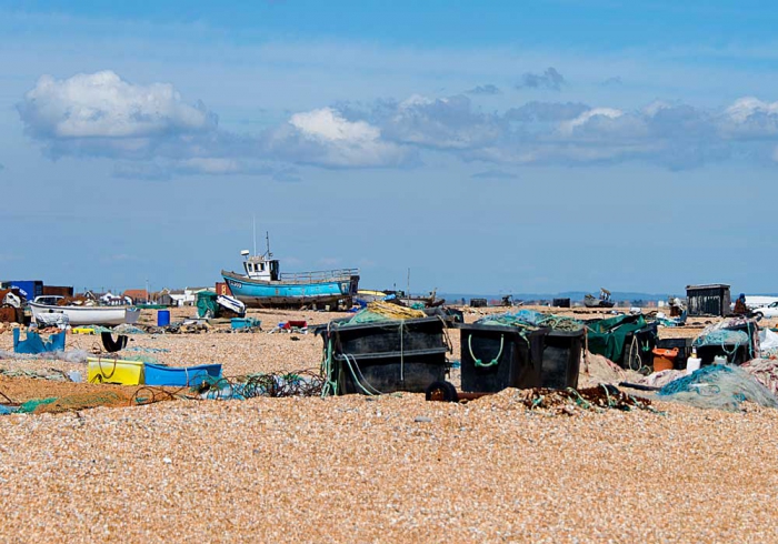 Fishing 'clutter' on beach