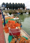 Nets along the quay