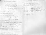 Scan taken from personal notes of H. Nouvel stored at CNRS La Rochelle (France) by Jean Paul Lagardere.