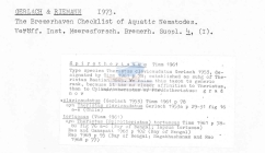 Nematode file-library of the Marine Biology Section (Ghent University, Belgium)