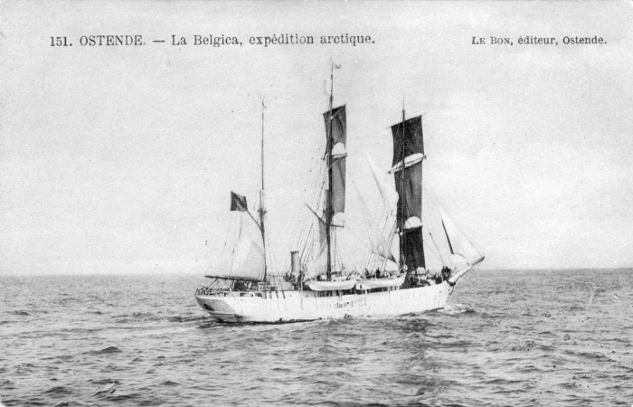 Belgica opgetuigd Belgica opgetuigd