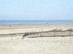 Het strand tijdens Lenteprikkel in De Panne op 27/03/2004