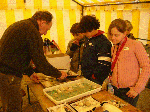 In de tent tijdens Lenteprikkel in  Knokke op 27/03/2004