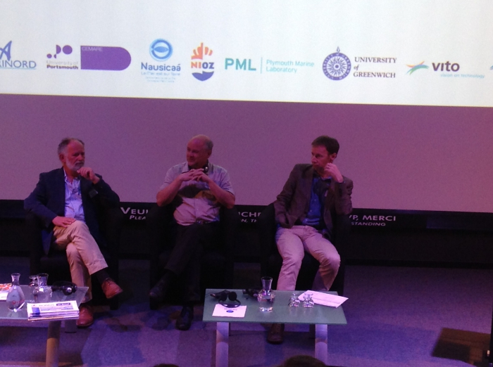 Panel (left to right): Koulis Pericleous (University of Greenwich), Francis Gohin (Ifremer), Rodney Forster (CEFAS)