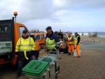 Stadsdiensten helpen mee tijdens de Lenteprikkel in Nieuwpoort op 01/04/2006